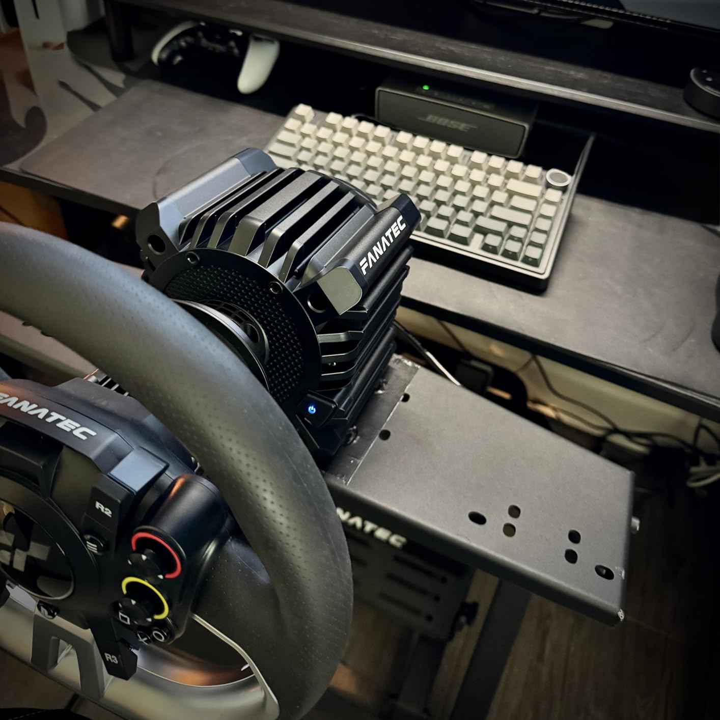 Fanatec Officially Licensed Gran Turismo DD Pro PlayStation Sim Racing Steering Wheel, Base and Pedals - Polyphony Digital Wheel, 5 Nm FluxBarrier Direct Drive, 2-Pedal Set for PC, PS5, PS4 customer photo 2