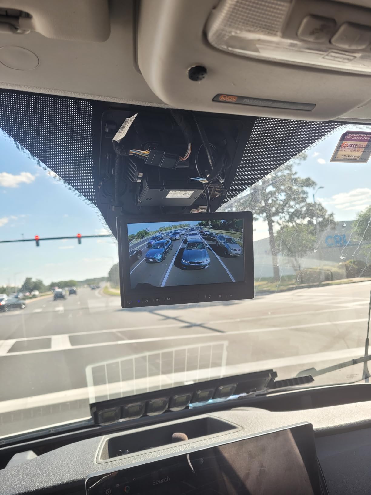 Dual RV Backup Camera for Truck - 7 Inch HD Split Screen Reverse Camera for Trucks, Easy Install, IR Night Vision, IP69 Waterproof - Rear Camera for Trucks, Trailers, RVs, Tractors customer photo 2