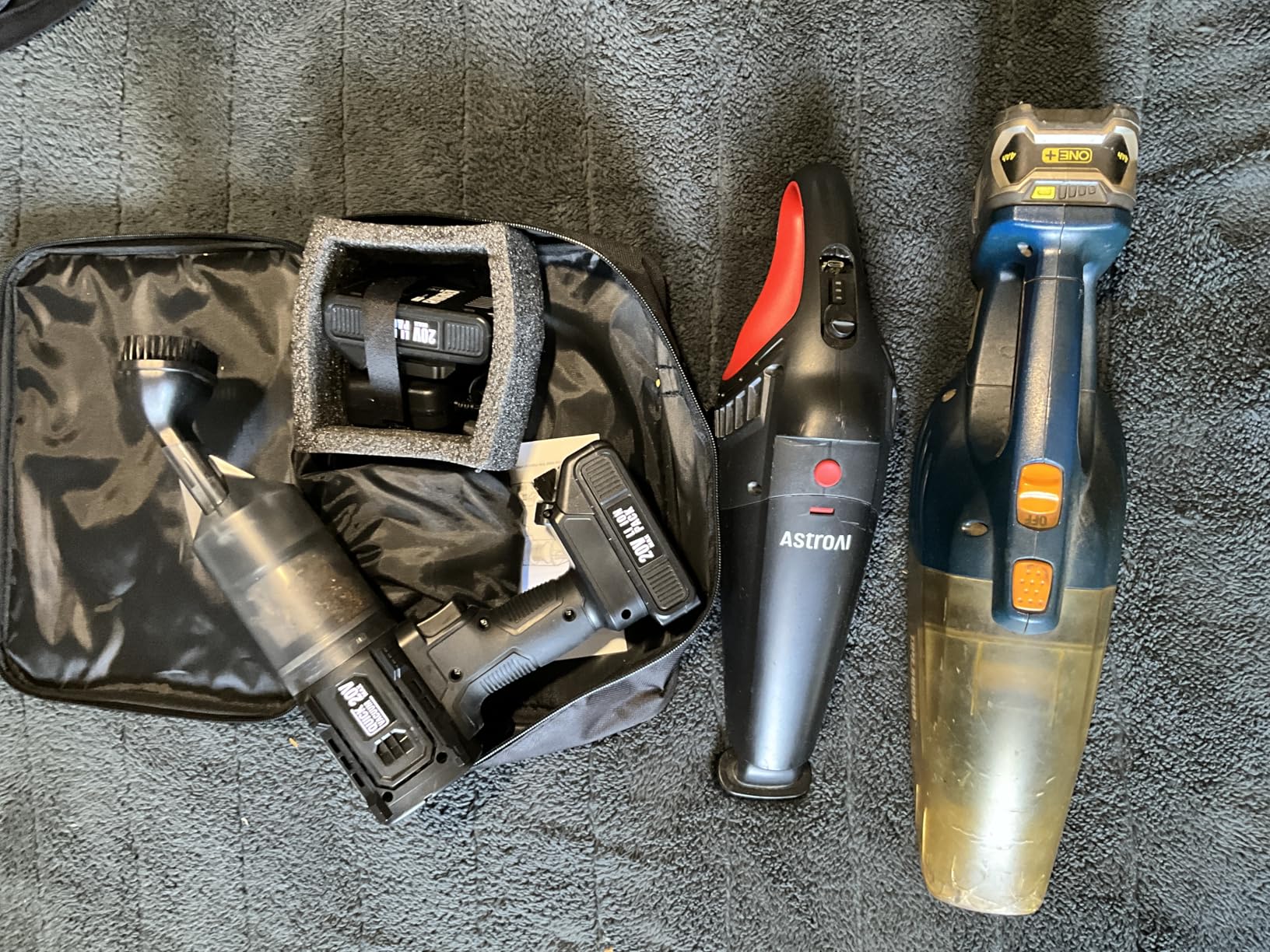 Car Vacuum Cordless, 35000PA Strong Suction Handheld Vacuum with 2 Detachable Batteries, 60Min Runtime Portable Vacuum Cleaner for Car Detailing customer photo 1