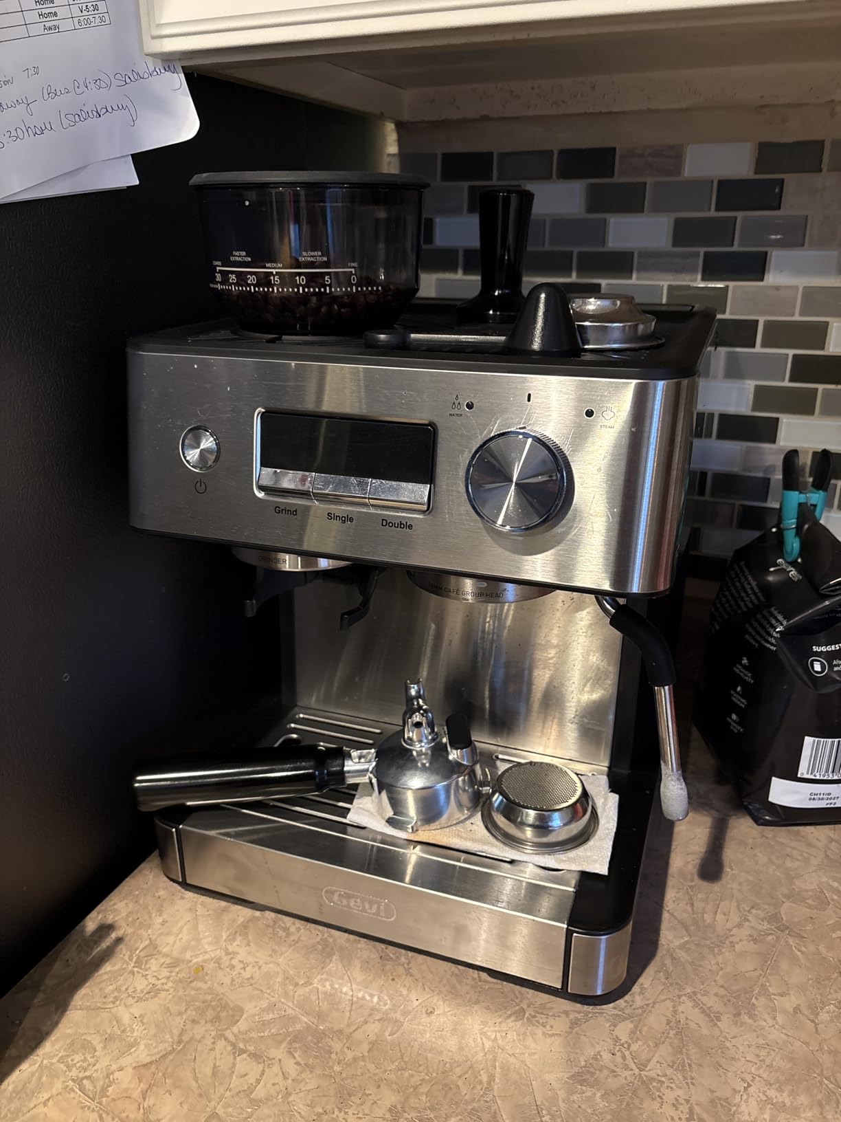 Gevi 20 Bar Espresso Machine with Grinder & Milk Frother, Professional Coffee Maker for Home, Cappuccino & Latte, Removable Water Tank, Steam Wand customer photo 2
