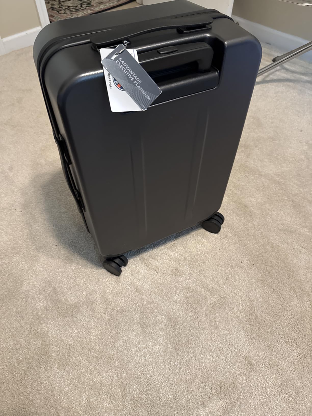 Carry On Luggage Top Opening, Expandable Polycarbonate Hard Shell Suitcase with Wheels (FX-Core, Blue, 20 Inch, 36L-41L) customer photo 1