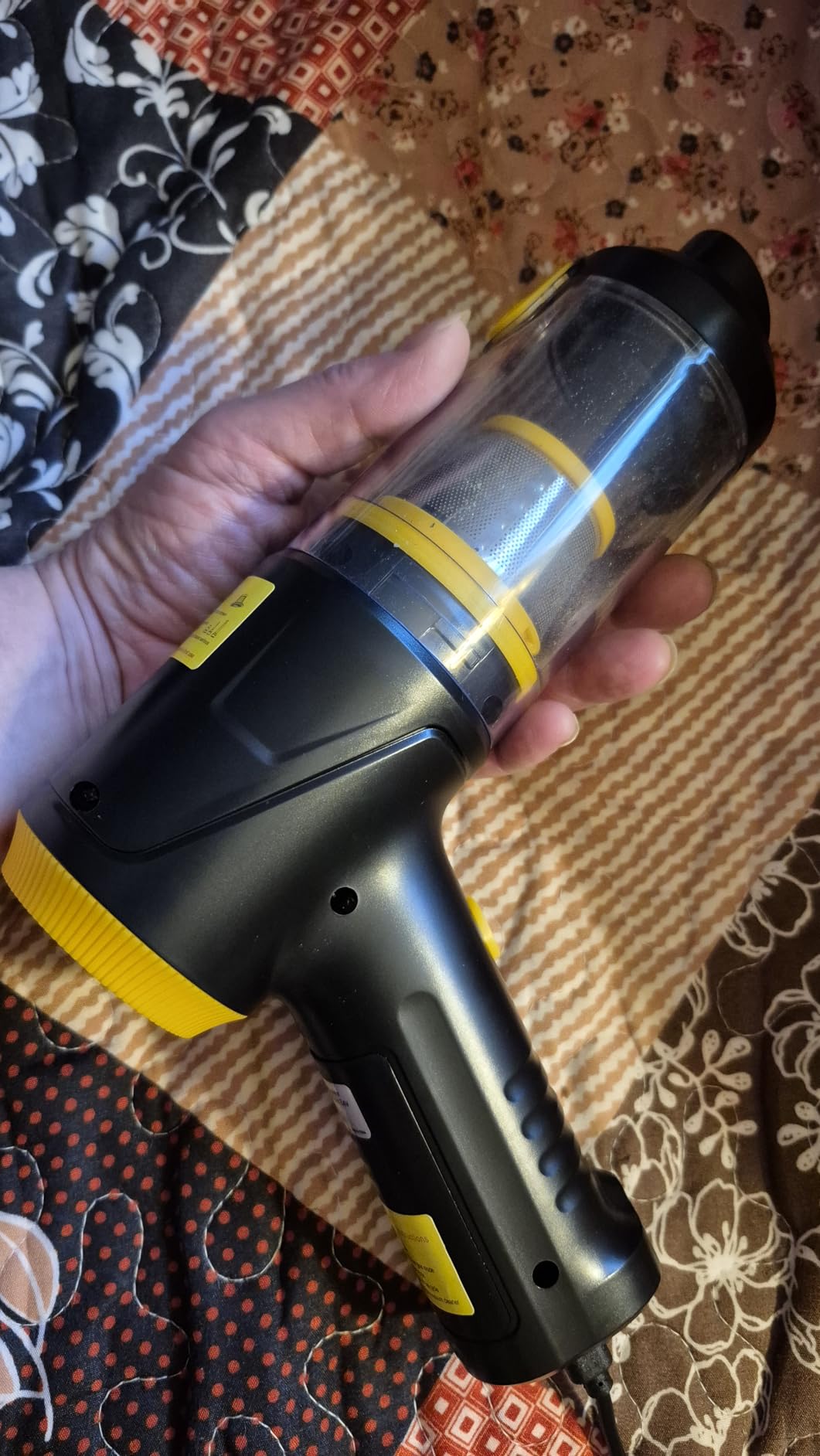 Handheld Vacuum Cleaner 21000Pa Suction with Brushless Motor, 4-in-1 Portable Mini Car Vacuum with 2 Suction Modes, Cordless Vacuum with LED Light, Type-C Charge customer photo 2