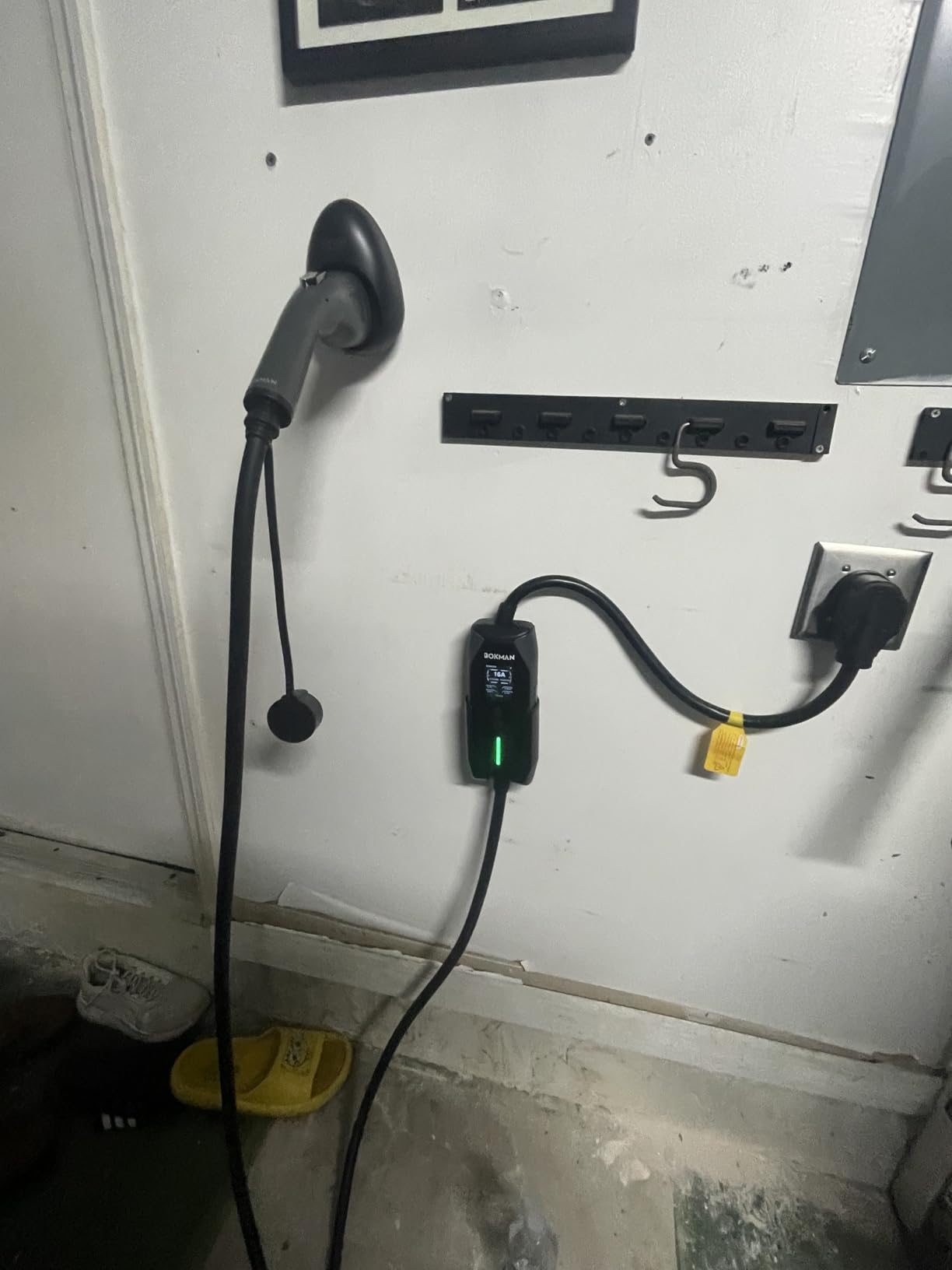bokman Portable Level 2 & Level 1 EV Charger (240V, 40A), 20ft Cable and NEMA 14-50 Plug and NEMA 5-15 Adapter for Household Socket, Current Adjustable 6-40Amp (J1772 Connector) customer photo 2