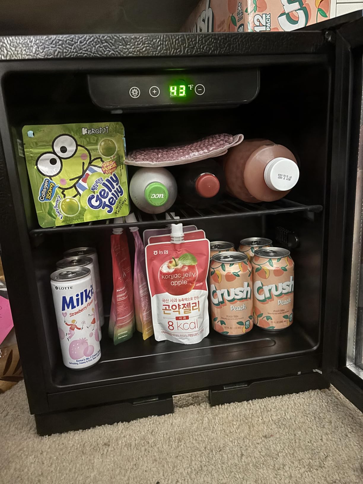 Antarctic Star 48 Can Beverage Refrigerator,12 Bottle Wine Cooler with Stainless Steel Glass Door, Digital Temperature Display,Electronic Temperature Control, Silver customer photo 2
