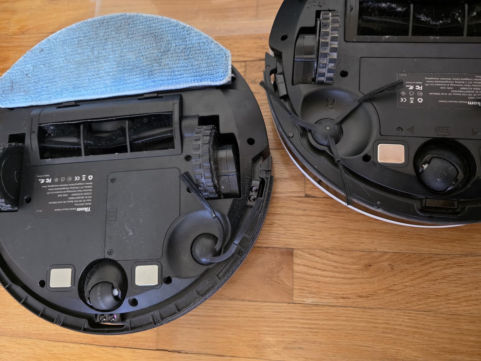 Tikom Robot Vacuum and Mop, 6000Pa Robotic Vacuum Cleaner with Self-Emptying Base, 90 Days Capacity, LiDAR Navigation, Home Mapping, Ideal for Pet Hair, Hard Floors, Carpet (L8000 Plus) customer photo 2