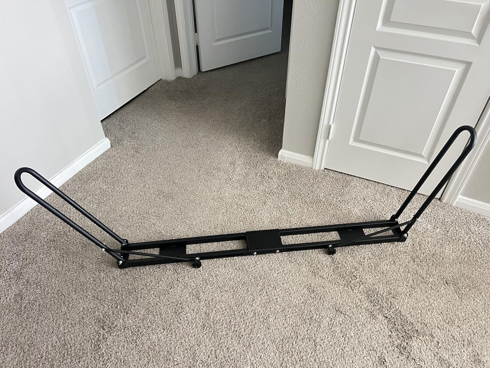 Roof Bike Rack Mount for Car & SUV, Foldable Upright Bicycle Carrier with Two Arms, 1-Bike Rooftop Carrier, only for Removable Roof Crossbars customer photo 1