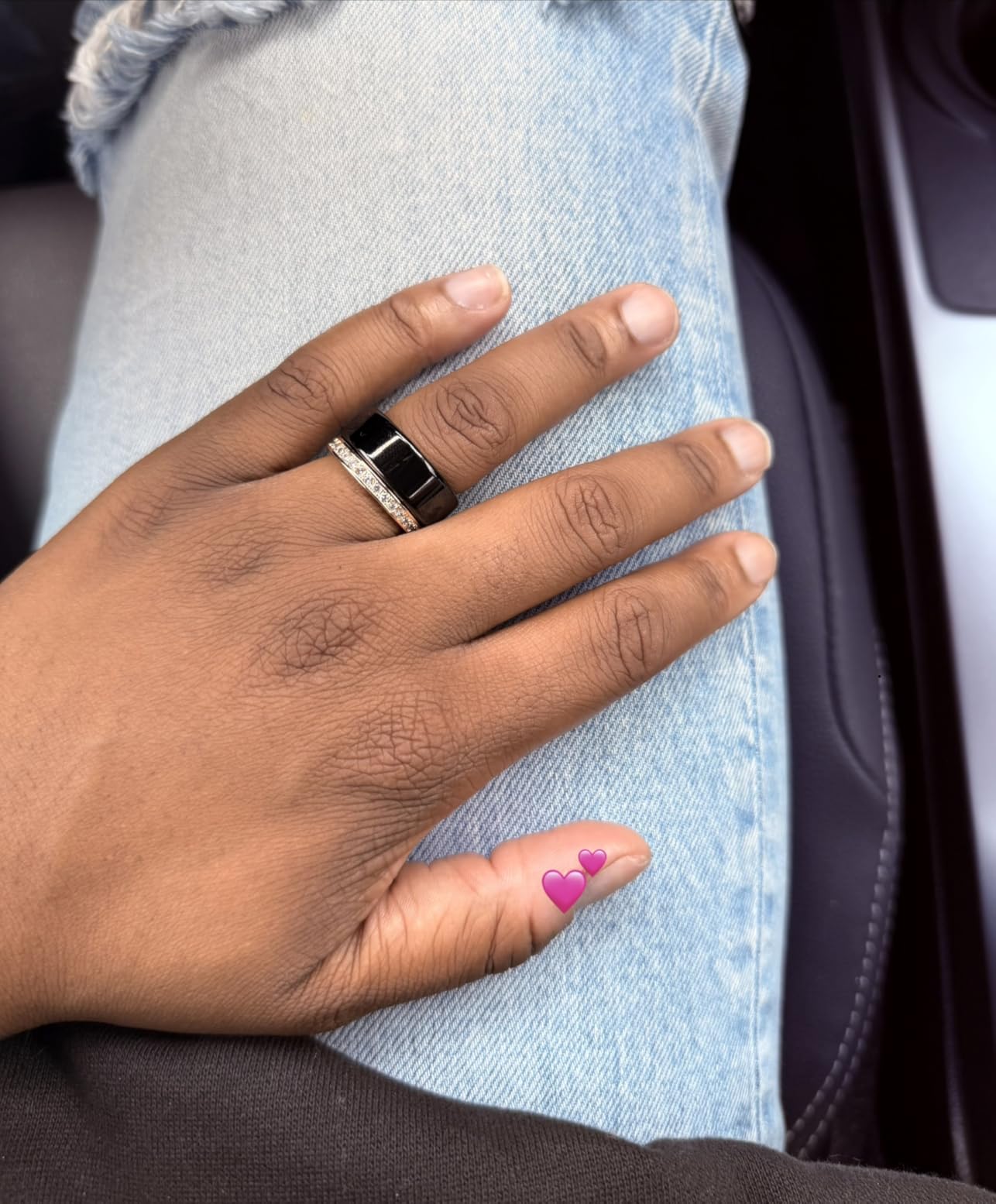 COLMI R02 Smart Ring, a Smart Ring for Women and Men, with a Charging Case, Supports Heart Rate, Blood Oxygen, Sleep Health Monitoring, and Sports Tracking Ring, No Subscription Fee (Rose Gold, 8) customer photo 2