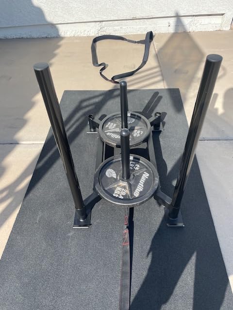 TEDEUM Weight Training Pull Sled, Fitness Strength Speed Training Sled customer photo 1