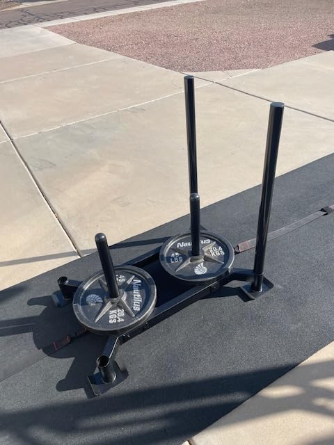 TEDEUM Weight Training Pull Sled, Fitness Strength Speed Training Sled customer photo 2