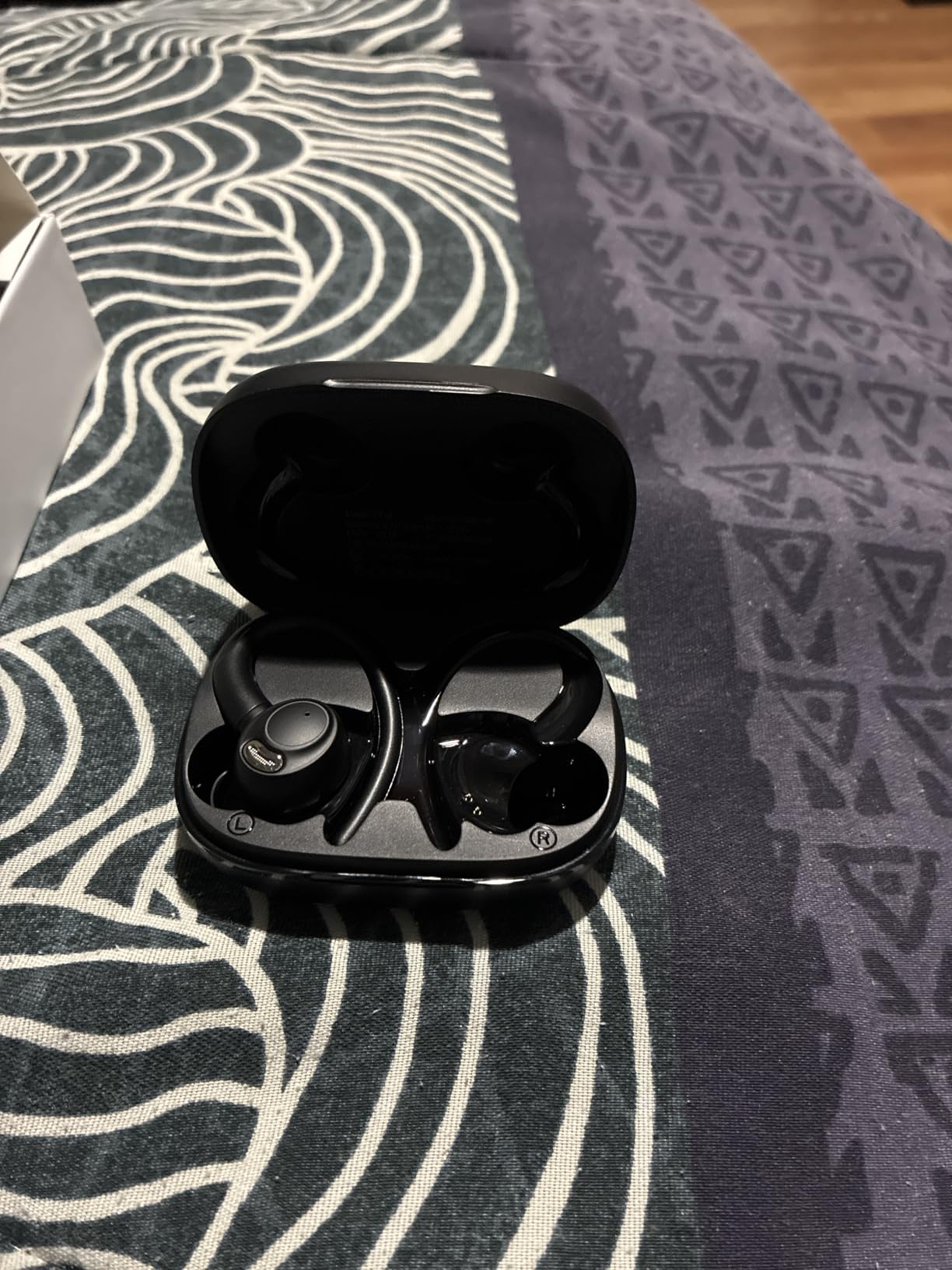 Wireless Earbuds, Bluetooth 5.4 Headphones Sport, Over Ear Buds With ENC Noise Cancelling Mic, 48H, Wireless Earphone With Earhooks, Stereo Deep Bass, IP7 Waterproof ear bud for Workout Running, Black customer photo 2