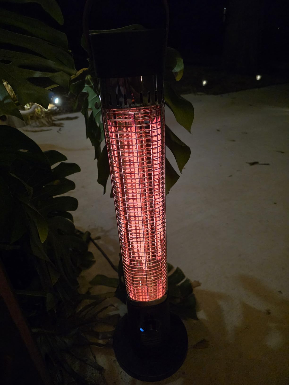 Patio Heater for Outdoor Use, Infrared Electric Outdoor Heater, 1500W Instant Heating, 60-Degree Oscillation, 9 Heat Levels, 9H Timer, Remote, for Garage, Backyard, Large Room, Indoor, 32.2