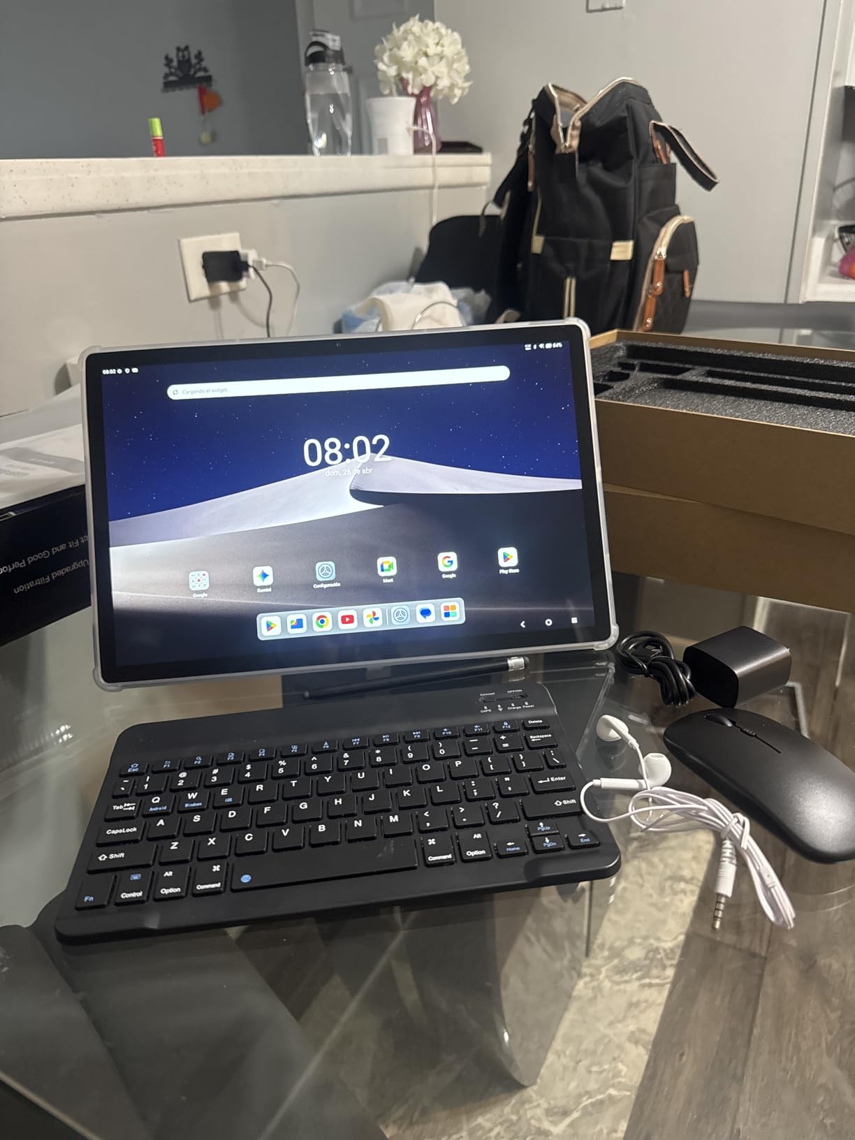 URAO Tablet | 14 inch Android 16 Tablet | 30GB RAM 256GB ROM | 1920 * 1200 IPS FHD | 10000mAh 30W Fast Charging | Octa-core Processor | Wi-Fi 6, BT 5.4 | Dual Camera with Keyboard | Mouse | Stylus | Case | Headphone customer photo 1