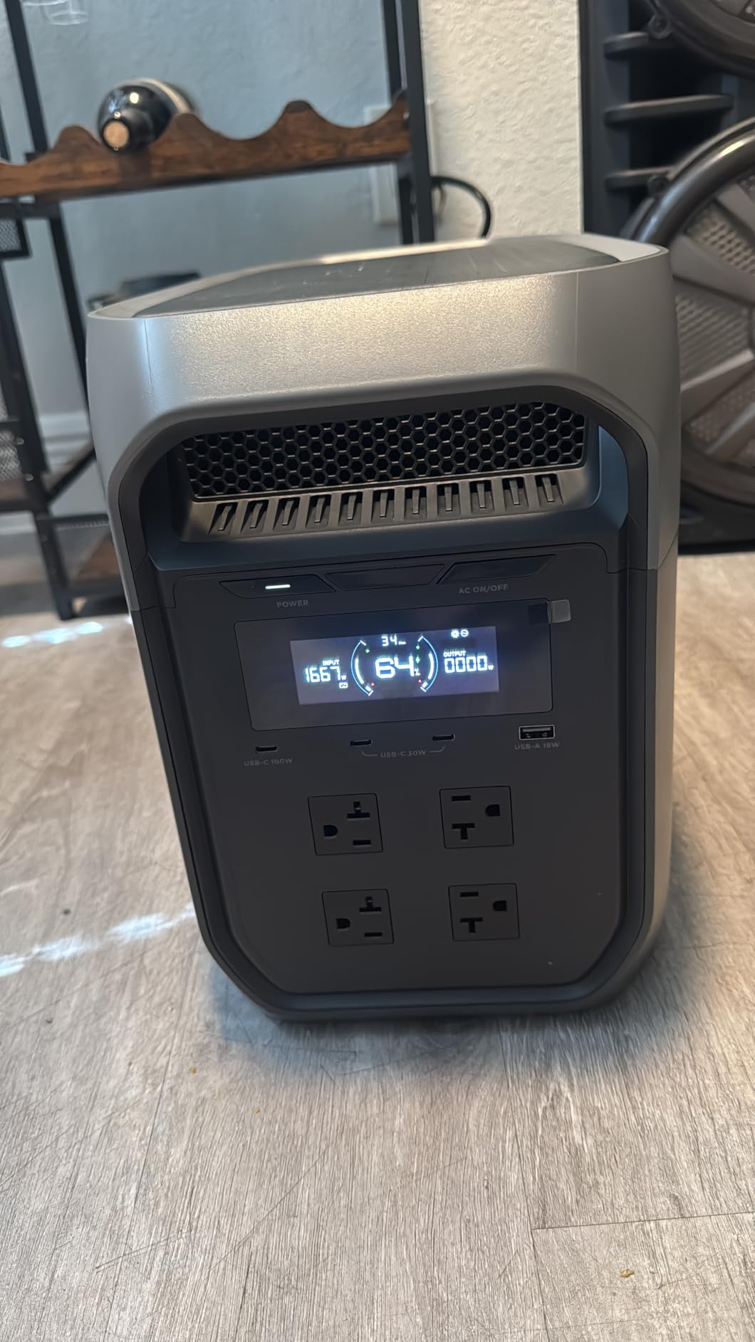 EF ECOFLOW Portable Power Station DELTA 3 Max, 2048Wh LiFePO4 Battery, Solar Generator, 3400W X-Boost Output, Ultra-Fast 0-80% Charging in 1.13 Hr, Home Backup & RV Camping customer photo 2