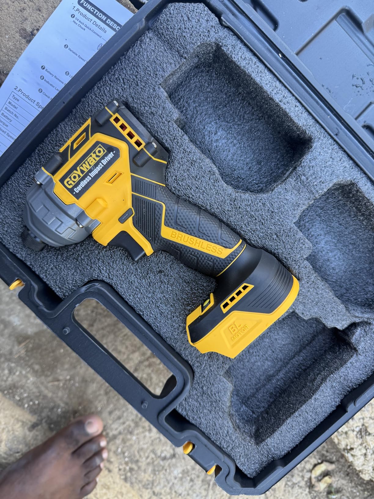 Cordless Impact Driver 2655In-lbs(300N·m) - 21V 1/4