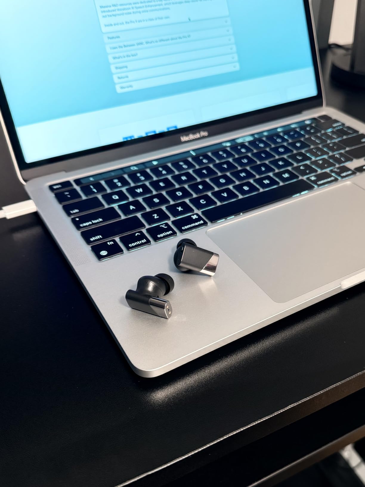 Status Pro X Wireless Earbuds, Triple Speaker Driver, Hi-Res Audio with LDAC, 52dB ANC, 6 Beamforming Mics with VoiceLoom AI for Clearest Calls (Black Alloy) customer photo 1