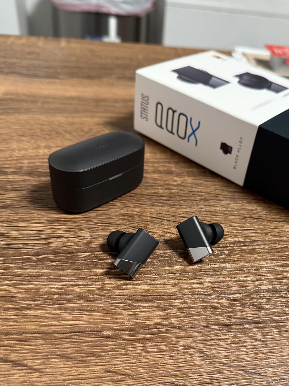 Status Pro X Wireless Earbuds, Triple Speaker Driver, Hi-Res Audio with LDAC, 52dB ANC, 6 Beamforming Mics with VoiceLoom AI for Clearest Calls (Black Alloy) customer photo 2