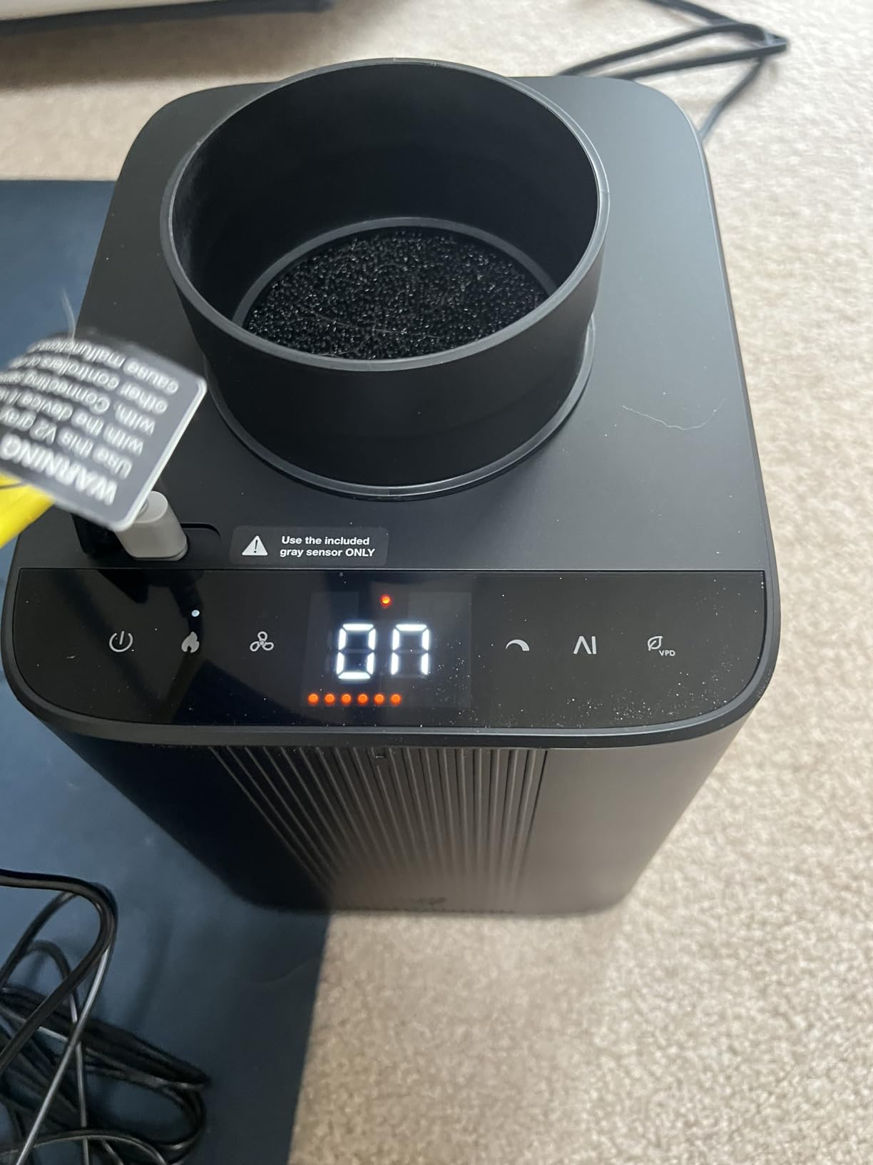 AC Infinity THERMOFORGE T7, Environmental Heater 1000W with VPD Temperature Controller, 10-Level PTC Heating and Fresh Air Intake, Adaptive AI, Dual Ducts for Grow Tents, Rooms, Greenhouses customer photo 2