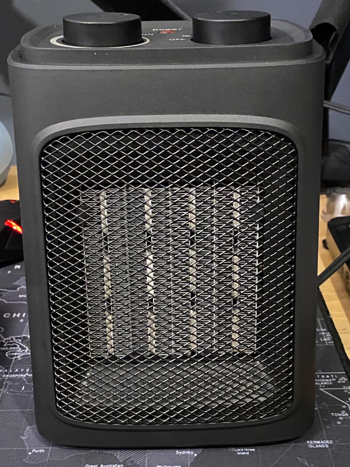 VIVOSUN 1500W Space Heater for Indoor Use, Portable Electric Heater with Adjustable Thermostat, 1500W/900W/700W/Fan Only with 4 Modes for PTC Fast Heating, Overheat & Tip-over Protection, ETL Listed customer photo 2