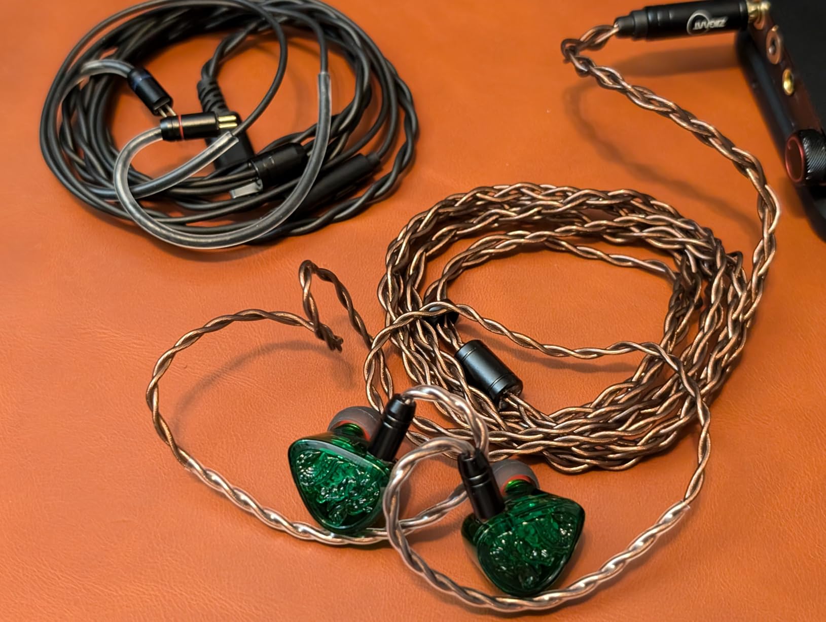 Linsoul ZiiGaat Z-01 IEM Cable, 4 Core Single Crystal Copper Wire, in Ear Monitor Cord with 3.5mm Plug, Detachable 0.78mm 2Pin Connector for HiFi Wired Earbuds customer photo 1