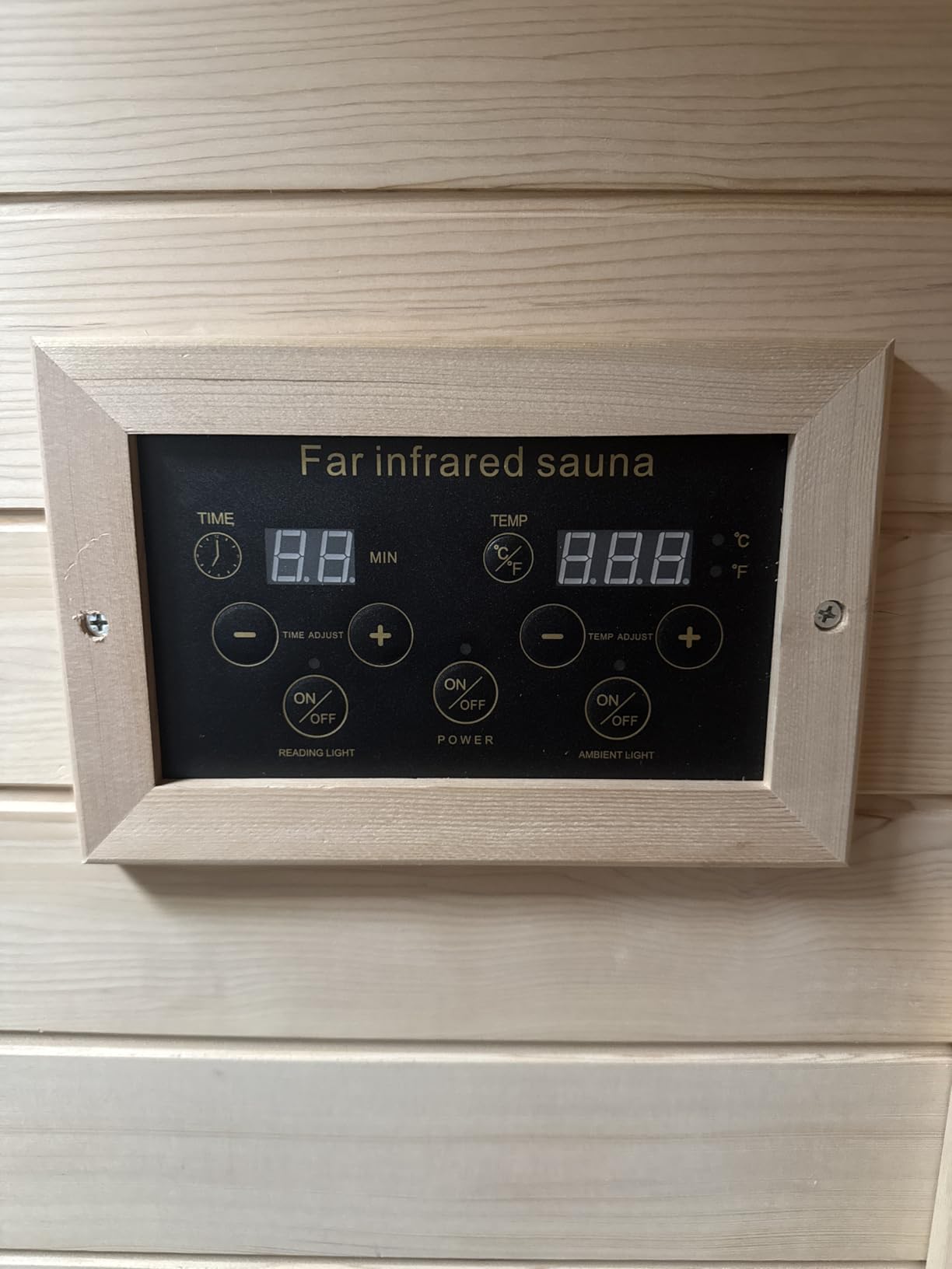 Outdoor Sauna 2 Person, Ceramic Infrared Saunas for Home, Ultra Low EMF Infrared Sauna, Mahogany Wood Home Sauna Room with Bluetooth Speakers, LED Reading Lamps, Chromotherapy Lights customer photo 2