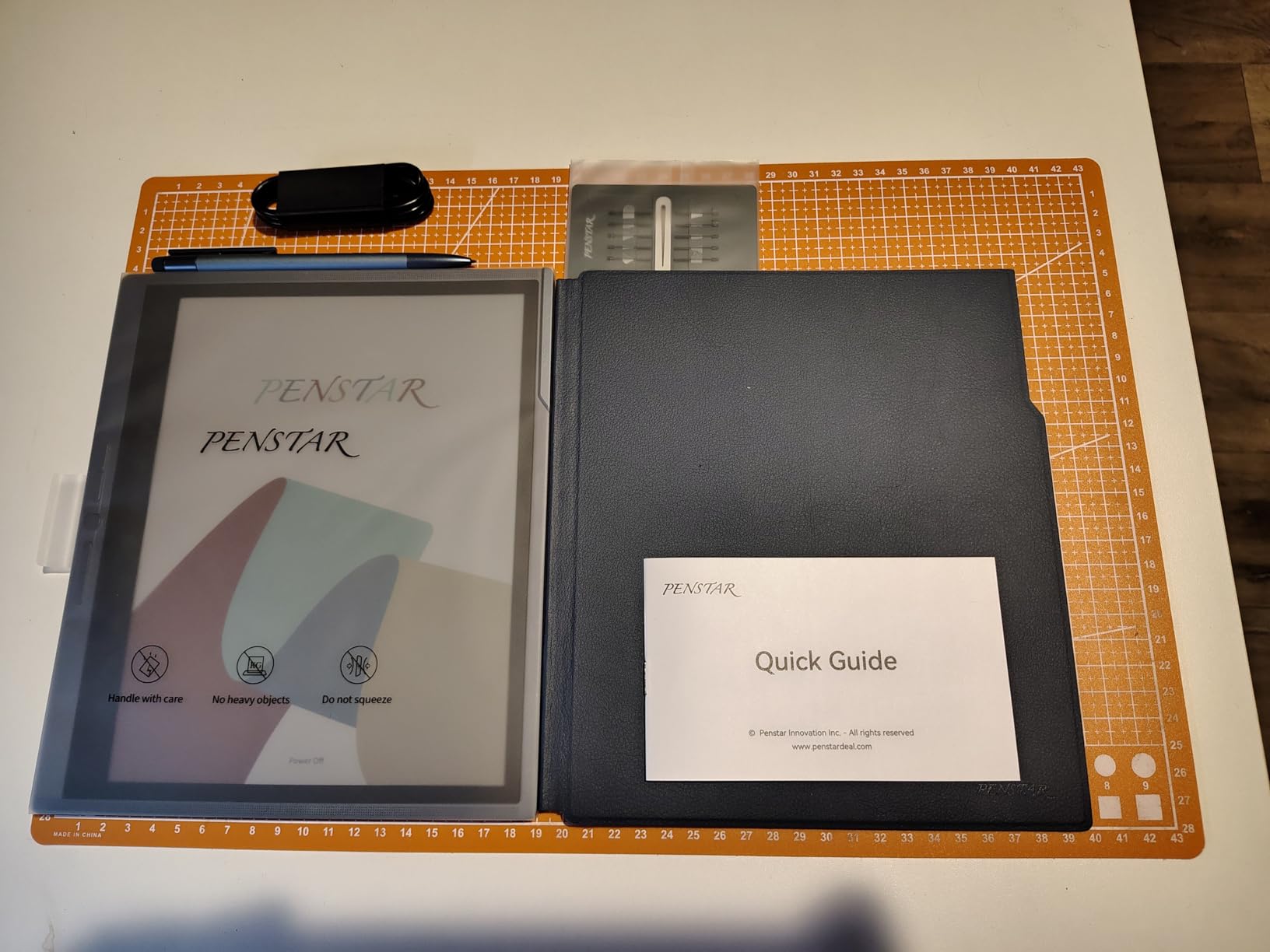 Penstar eNote Pro - The Clearest Color E-Ink Paper Tablet | 10.3 inch Touchscreen Writing Tablet, 128GB Digital Notebook with B6 Metal Stylus & Folio Cover, AI-Powered Voice-to-Text customer photo 2