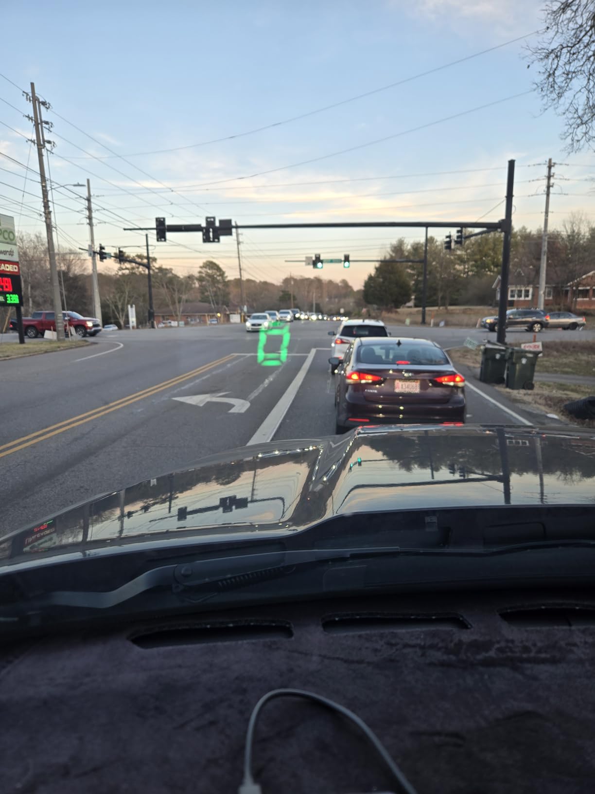 New Auto Dimming HUD with Sunshade, 3.5