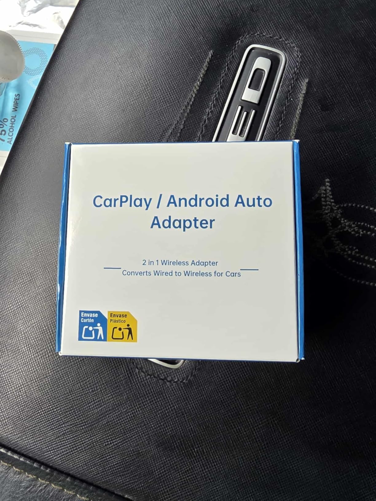 Spedal 2026 2-in-1 Wireless CarPlay & Android Auto Adapter, Ultra Mini Dongle Converts Wired to Wireless, WiFi 6 & Bluetooth 5.4, Plug & Play Stick for Cars with Factory Wired System, Low Latency customer photo 2