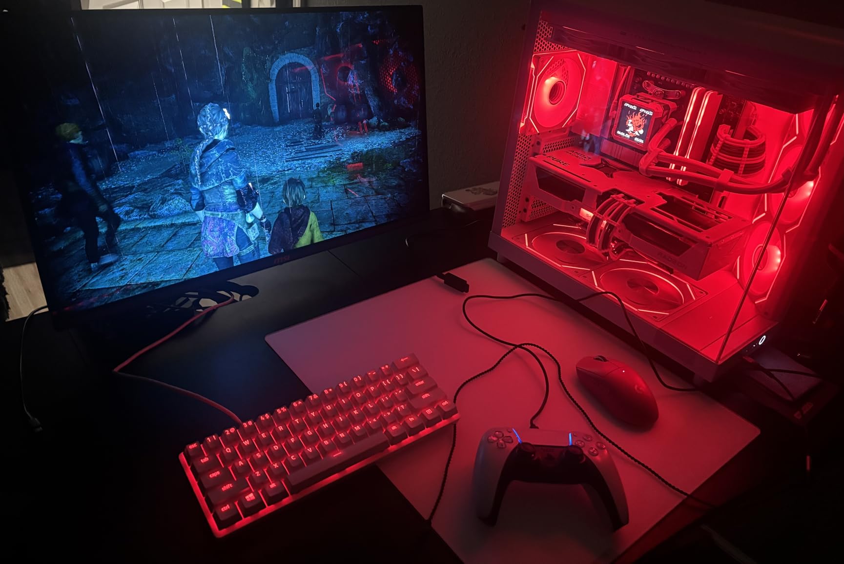 MSI MAG 274QP QD-OLED X24 27-Inch WQHD Gaming Monitor, 2560 x 1440 Quantum Dot OLED Panel, 240Hz, 0.03ms, Adaptive-Sync, HDMI2.1, DP 1.4a customer photo 2