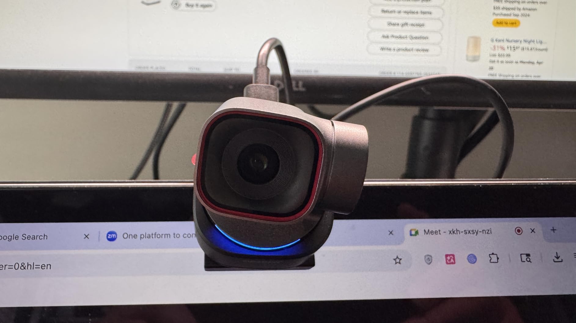 OBSBOT Tiny 3 AI-Powered Spatial Audio 4K Webcam, AI Tracking PTZ Camera with 1/1.28