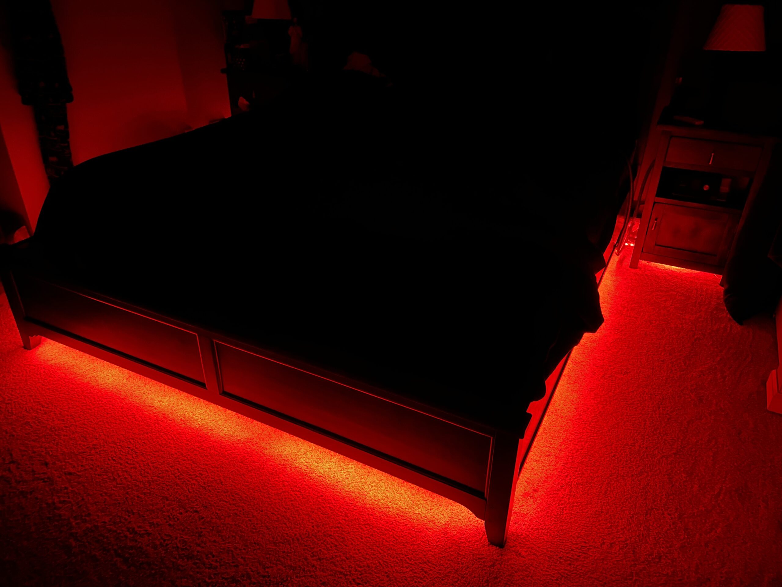 KSIPZE Smart WiFi LED Strip Lights, RGB+IC LED Lights for Bedroom Work with Alexa, APP Control, Music Sync, DIY Multiple Colors, Flexible Color Changing LED Strip Lighting for Home Room Decor, 16.4ft customer photo 2