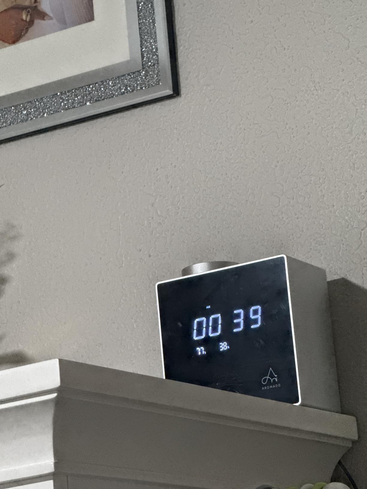 2026 Smart Waterless Diffuser, 2000 Sq.Ft Cold Air Scent Diffuser with Clock & Environmental Display | 7 Fragrance Levels, 9 Timer Settings, Hotel Collection Diffuser for Home & Large Rooms (Black) customer photo 1