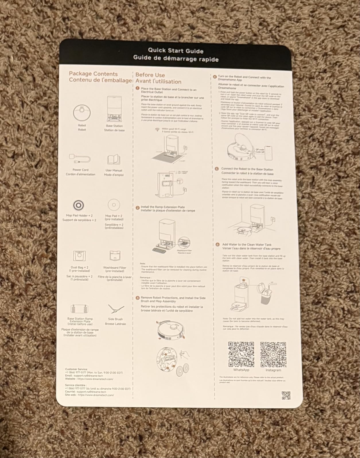 DREAME D30 Ultra Robot Vacuum and Mop, 25,000Pa Powerful Suction, All-in-One Base Station with 100 Days Auto-Empty, MopExtend Tech for Edge Cleaning, Smart Obstacle Avoidance, Black customer photo 2