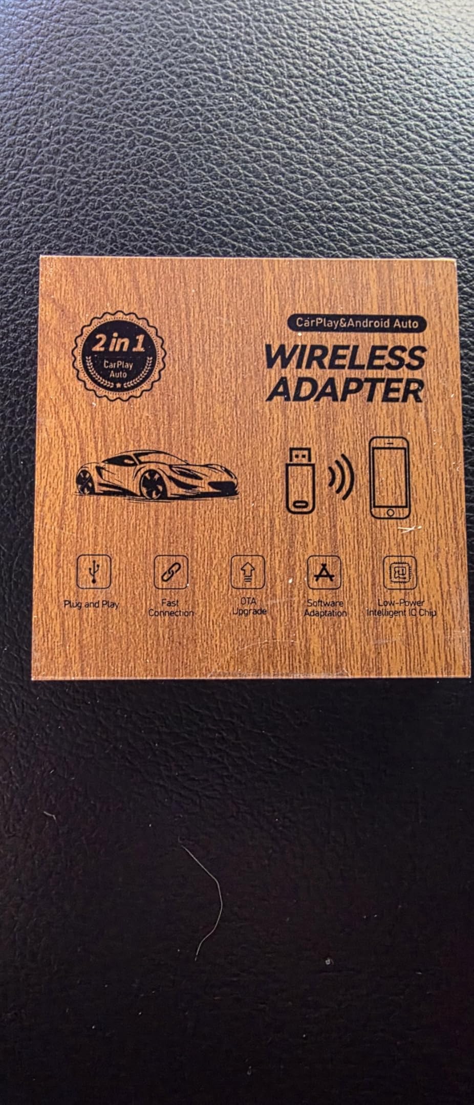 2-in-1 Wireless CarPlay Adapter 2026 Support Apple CarPlay & Android Auto, Fast Auto-Connect, No Latency, Mini Bluetooth Dongle Convert Wired to Wireless Compatible with iPhone & Android Silver U3 customer photo 1