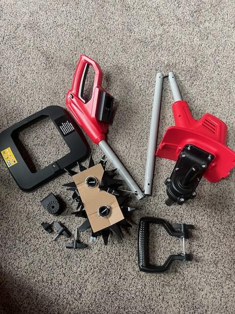 Cordless Brushless Garden Tiller Cultivator Compatible with DeWalt 20V Battery, 10'' Wide 7'' Deep customer photo 2