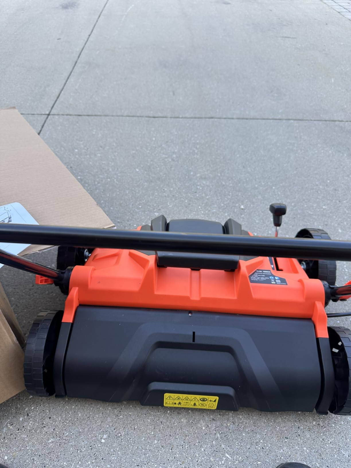 TIECTOWN 40V 16-Inch Brushless Cordless Lawn Mower with 4.0Ah Battery & Charger, 2-in-1 Electric Push Mower, 5-Position Height Adjustment, Lightweight, Compact Storage, for Small Yards customer photo 1