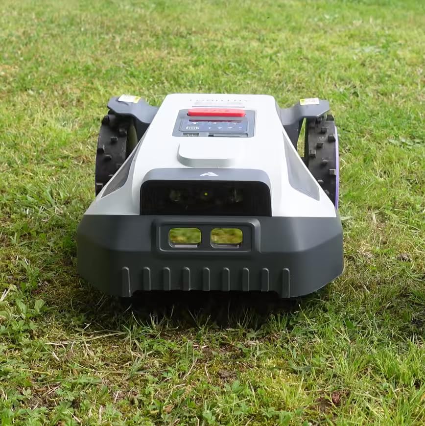 ANTHBOT M9 Robot Lawn Mower 1/4 Acre, Dual Vision+Full-Band RTK Robotic Lawnmower, No Perimeter Wire, App Control Obstacle Avoidance, 45% Slope, Cutting Height, Multi-Zone Mapping customer photo 1