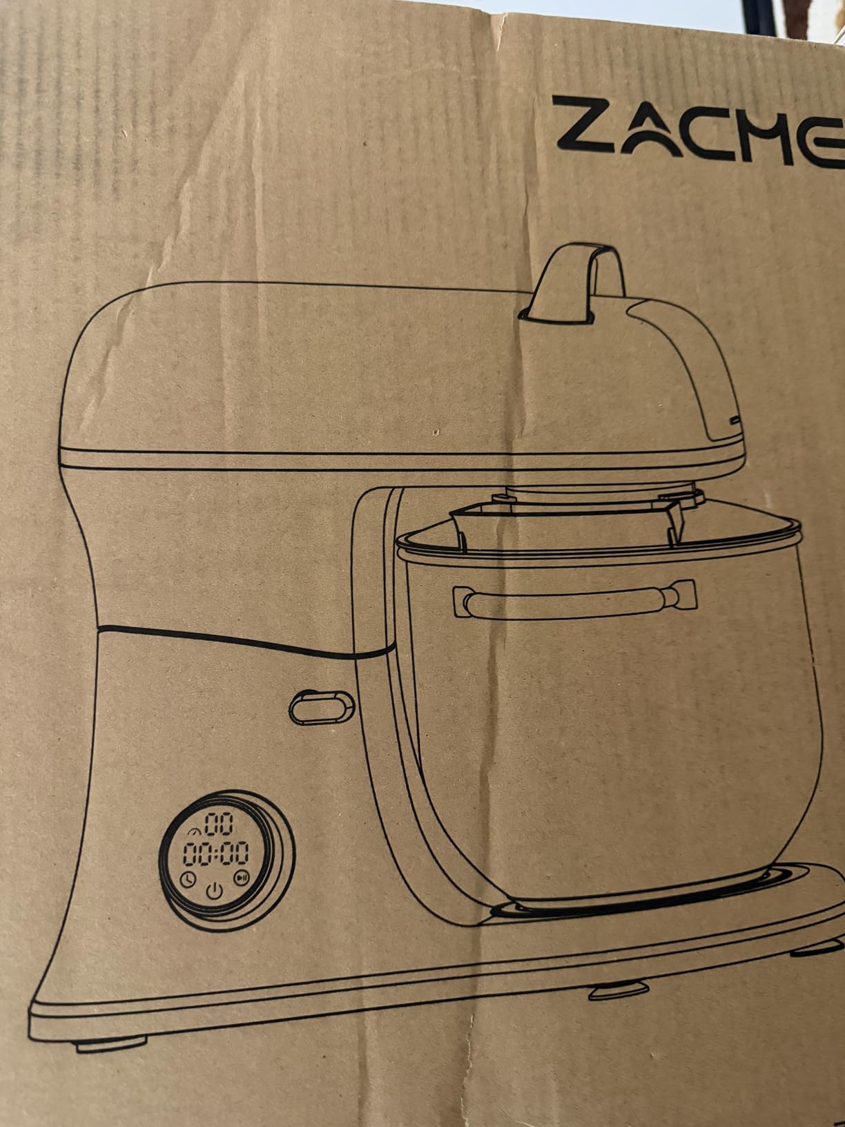 Zacme 7 Quart Stand Mixer Aluminum Die Casting, 650W 12 Speed Tilt-Head Kitchen Electric Stand Mixer, Household Food Mixer with Stainless Steel Bowl, Dough Hook, Whisk and Beater (Pistachio) customer photo 2