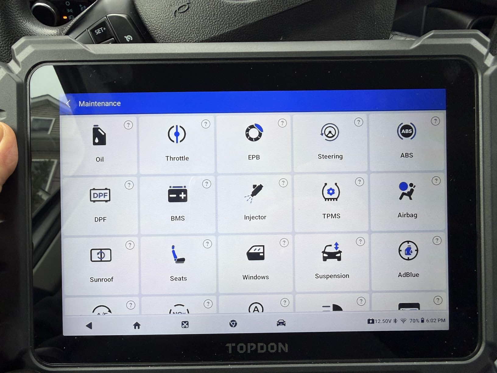 TOPDON ONE Bidirectional Scan Tool, 10.1