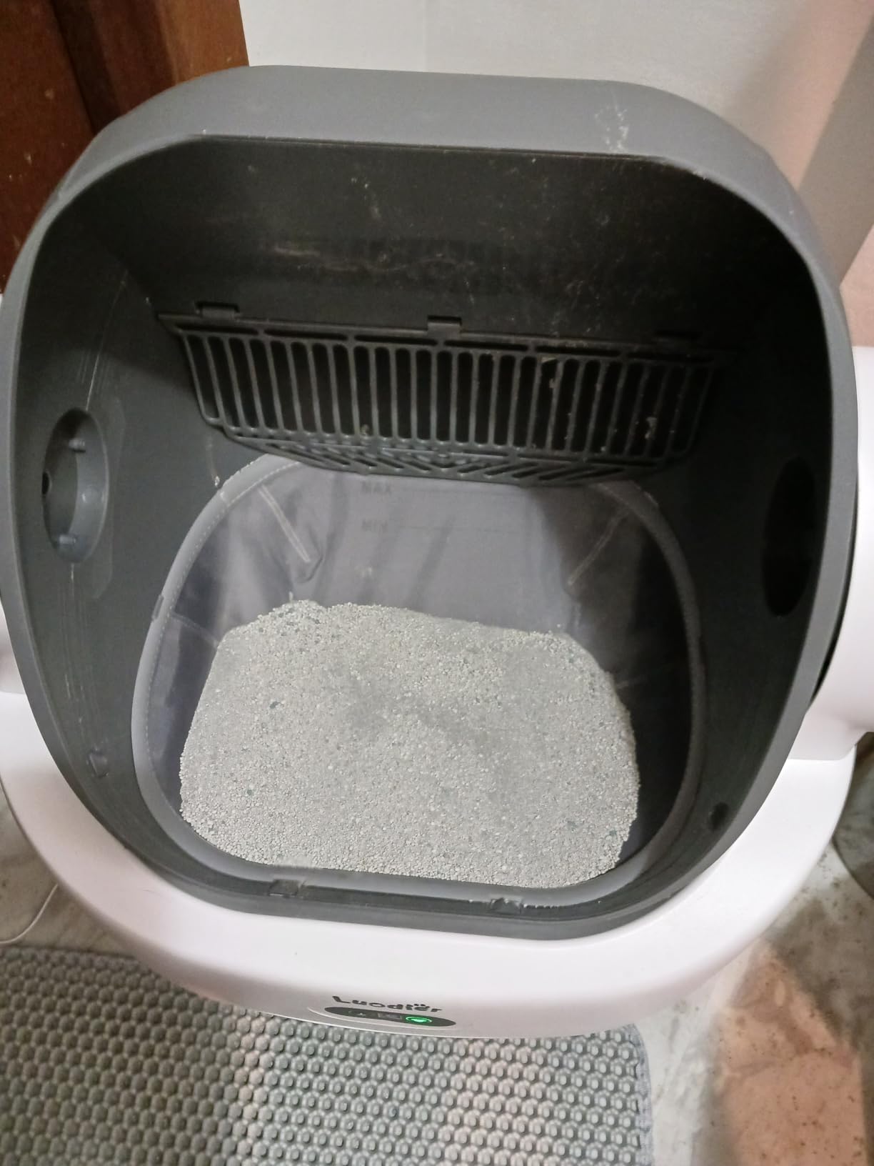 Automatic Litter Box, Open Top Large Self Cleaning Cat Litter Box for Multiple Cats, with APP Control/Multiple Safety Sensors/Trash Bag/Litter Mat, Cat Box Automatic Cleaning customer photo 1