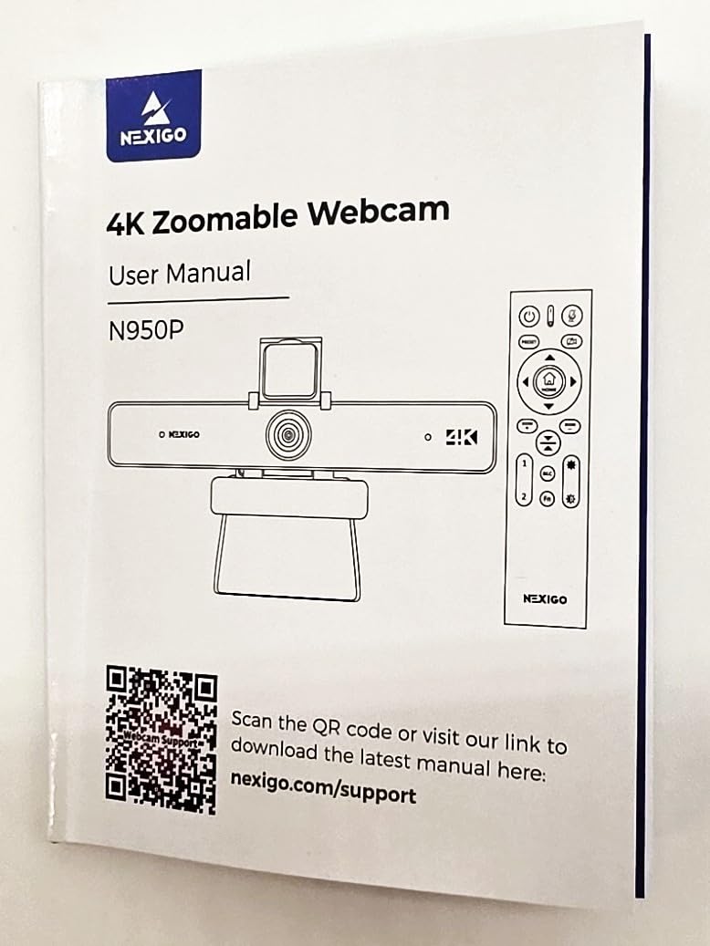 NexiGo N660P Pro 4K Webcam with Distortion-Free Lens, 1080p 60 fps Autofocus USB Streaming Camera, 3DNR, Noise-Canceling Mics & Privacy Cover, Web Cam for Gaming/Live Streaming/PC/Mac/Switch 2, White customer photo 1