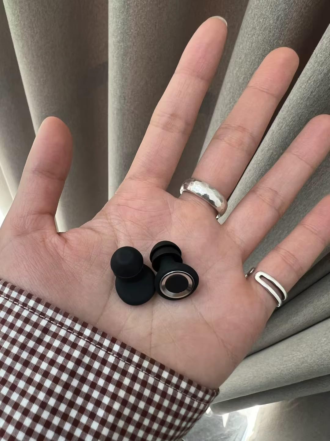 Ear Plugs for Sleeping - Total Silence! Single+Double Tips Design | 46dB Noise Reduction & Advanced Seal Tech | 8 Pairs (XS-L) + Case | Trusted by Millions customer photo 2