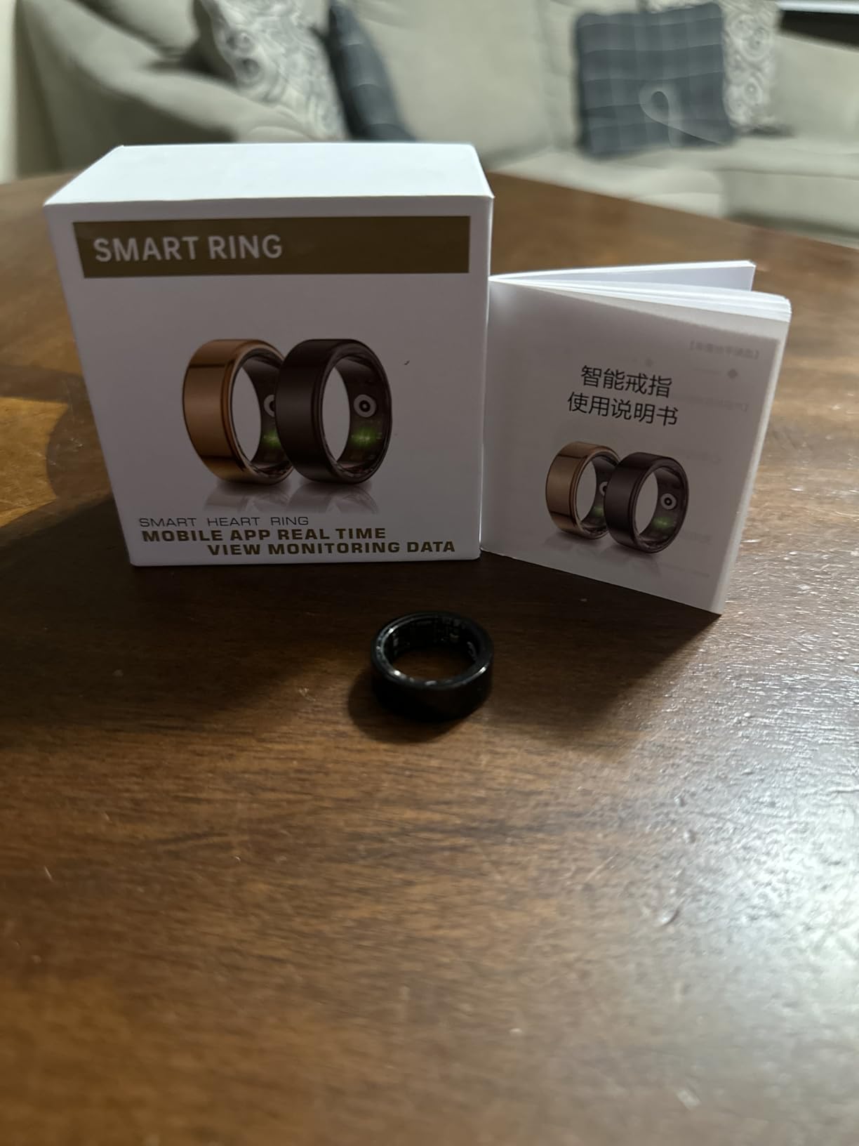 BIEMHA IP68 Waterproof Smart Ring - Fitness & Health Tracker with Sleep/Exercise Monitoring, Unisex for Women Men, iOS & Android Compatible, Long Lasting Battery Life, No Subscription (Silver, 8) customer photo 1