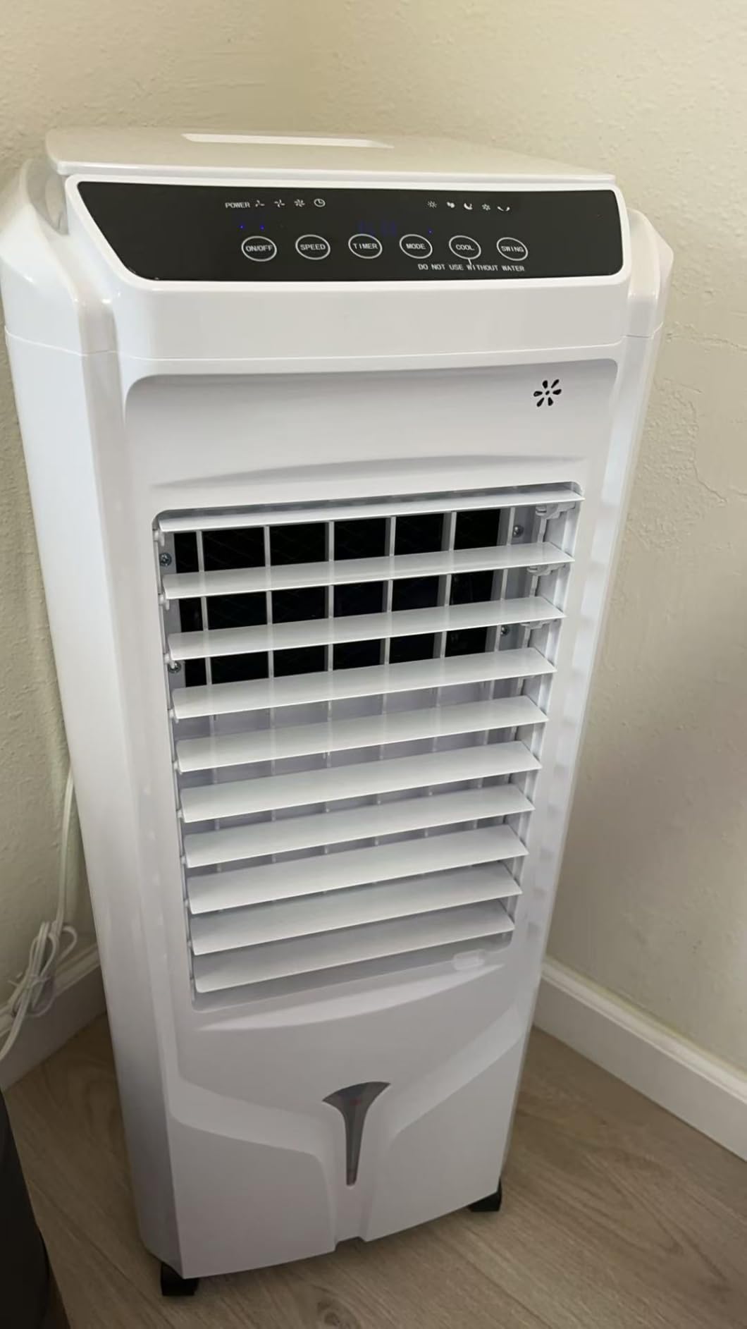 Swamp Cooler, 1800 CFM Windowless Portable Air Conditioner with 4.2 Gal Water Tank,120° Swing, 12H Timer, 3 Modes, 3 Speeds, 3-IN-1 AC Unit, Evaporative Air Cooler for Room,Bedroom,Office,Cool White customer photo 2