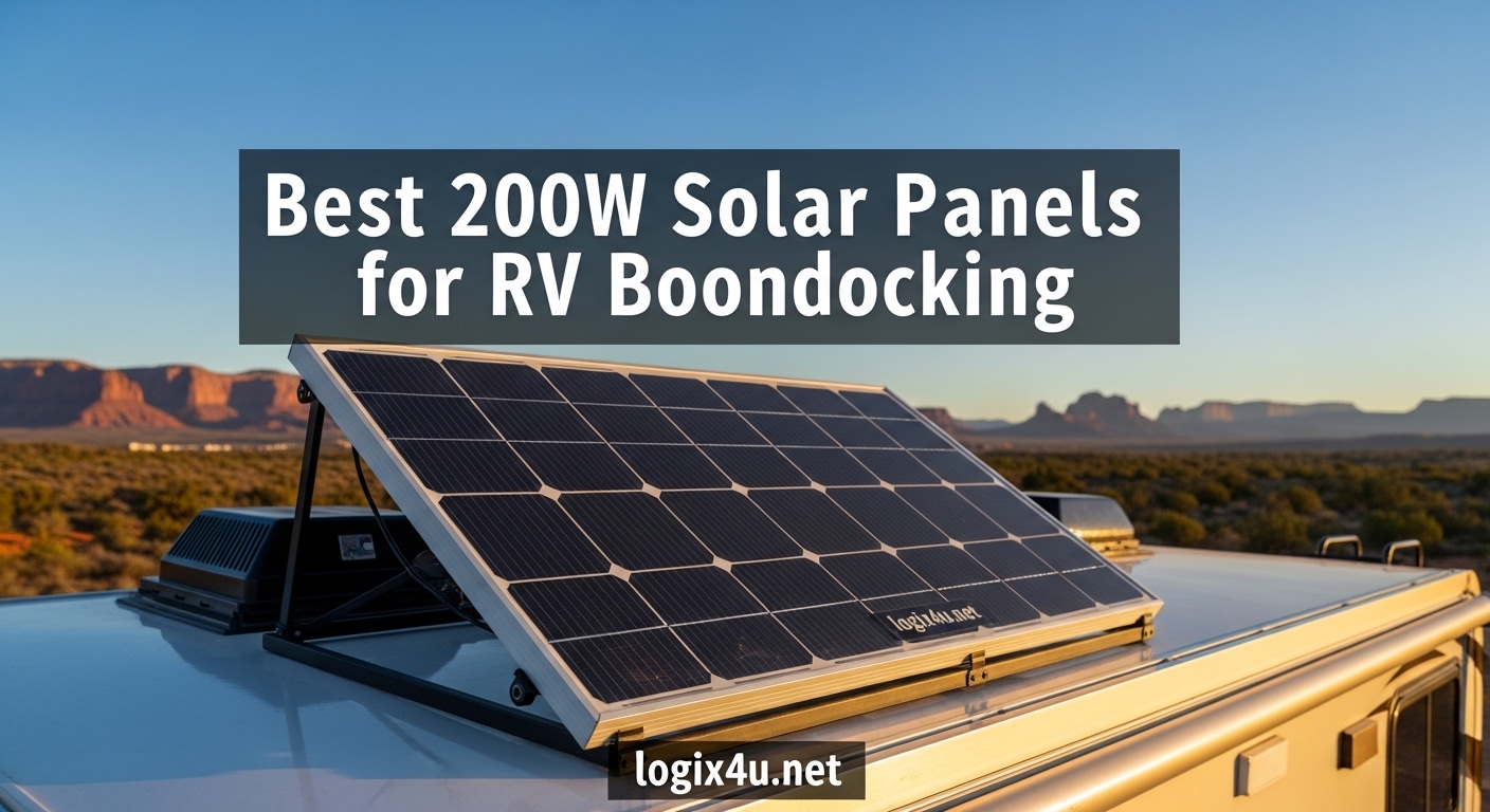 Best 200W Solar Panels for RV Boondocking