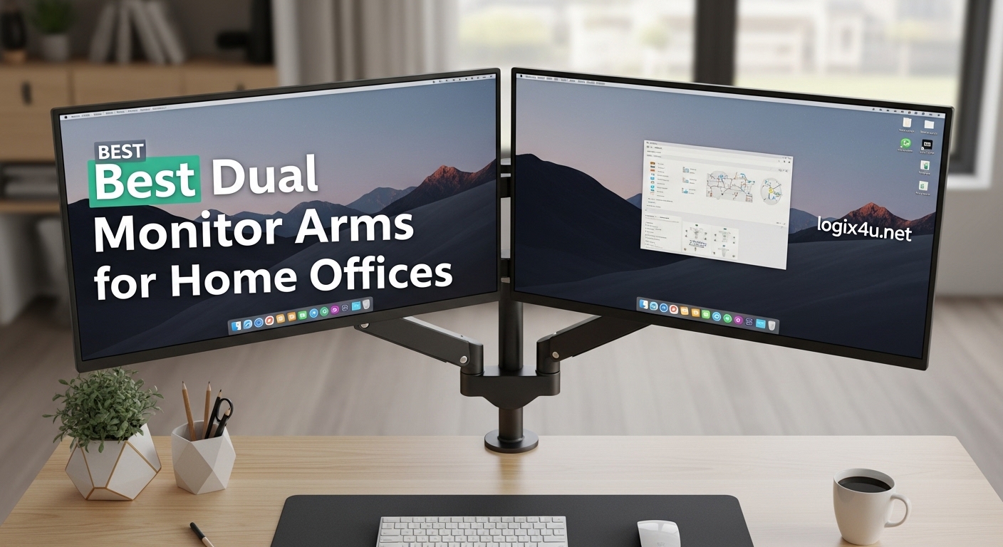 Best Dual Monitor Arms for Home Offices