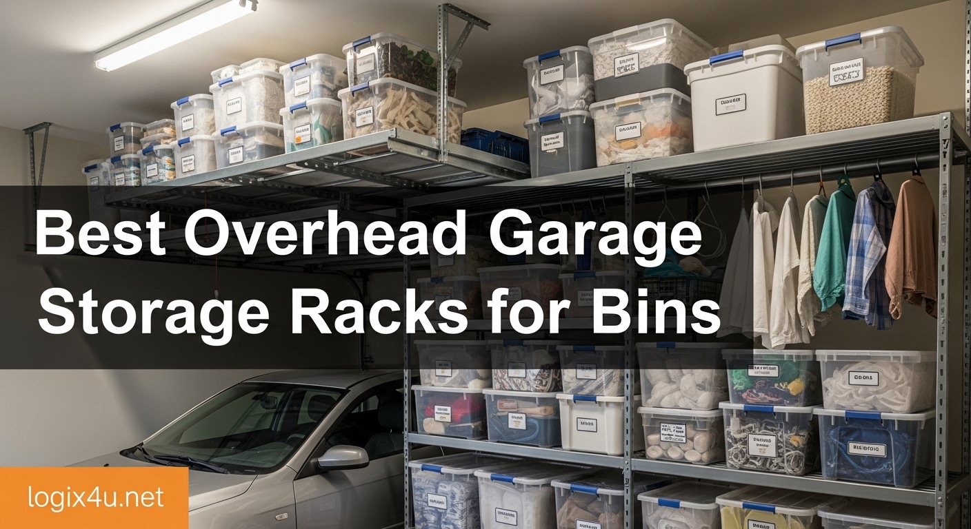 Best Overhead Garage Storage Racks for Bins