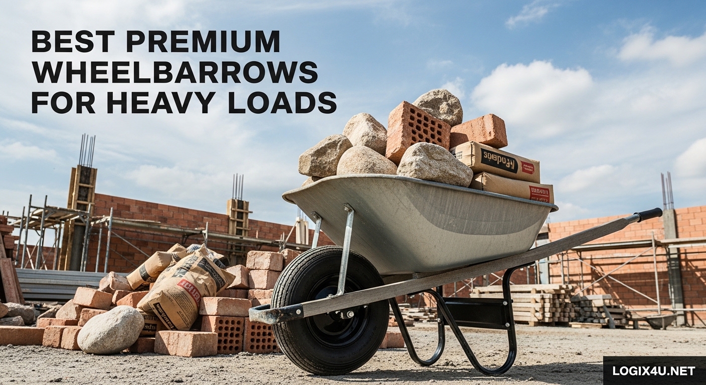 Best Premium Wheelbarrows for Heavy Loads