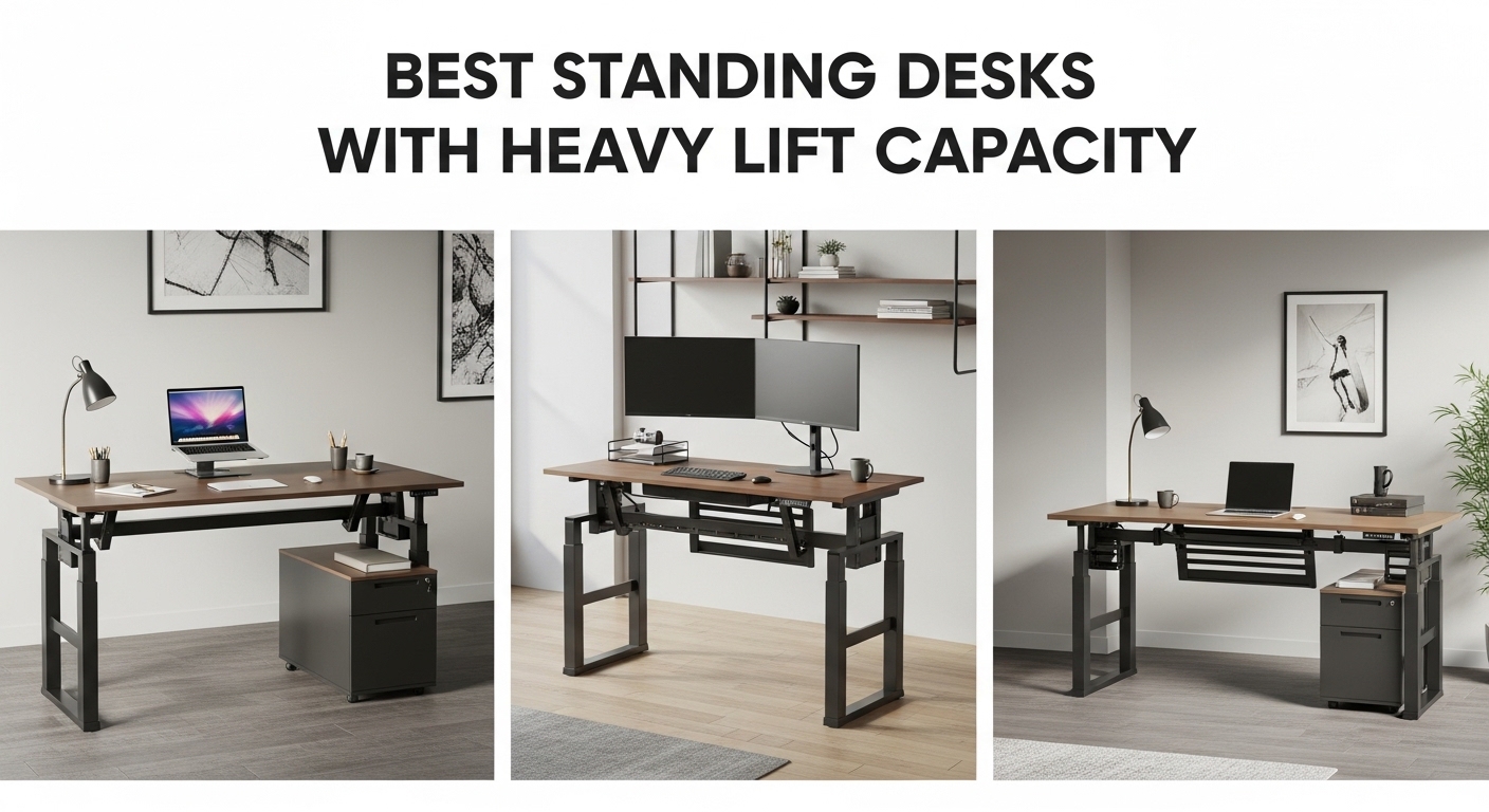 Best Standing Desks with Heavy Lift Capacity