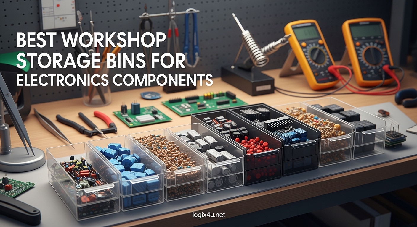 Best Workshop Storage Bins for Electronics Components