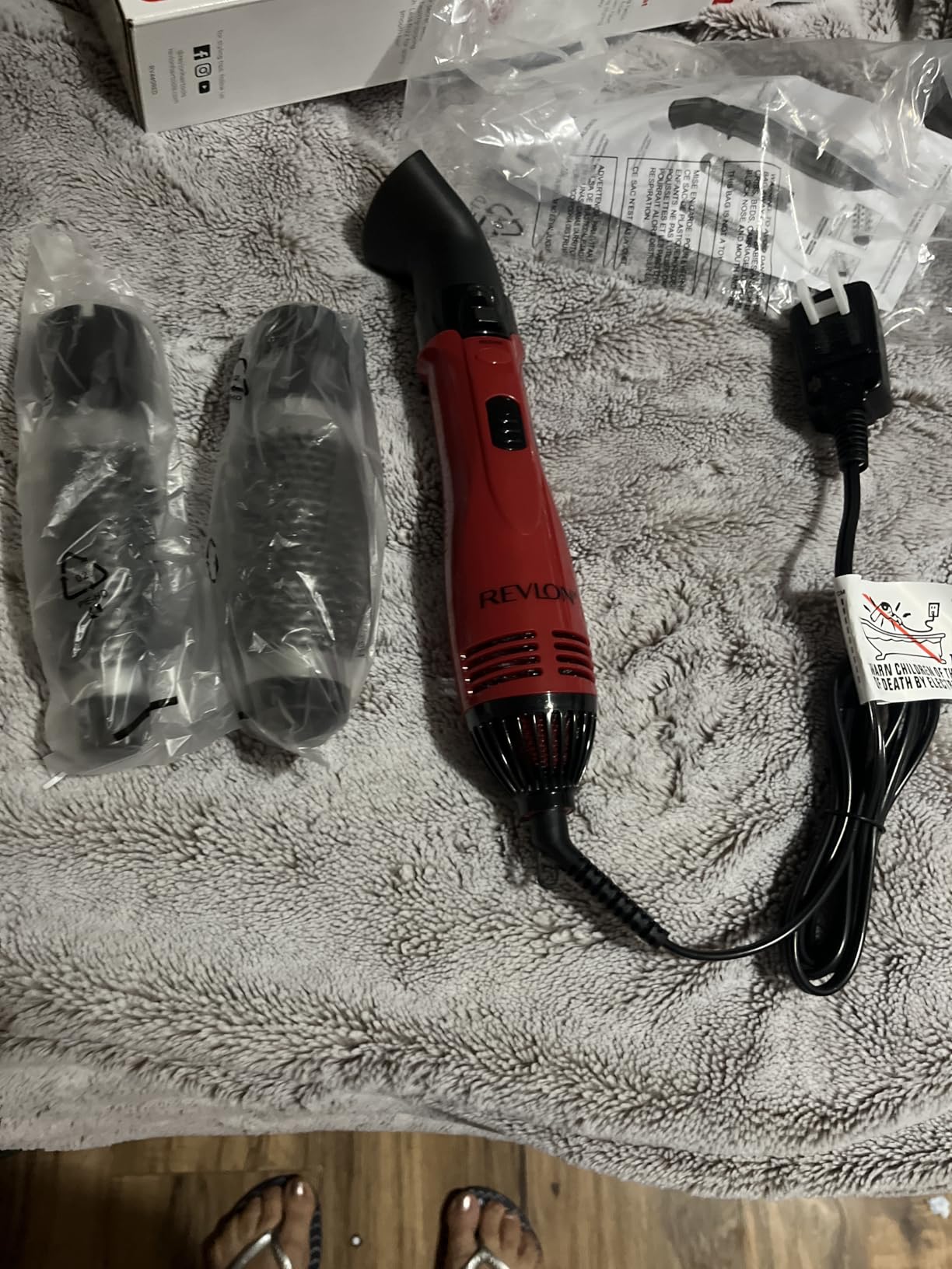 Revlon 1200W Perfect Style Hot Air Kit, Style Curl and Volumize, 3 Piece Set customer photo 2